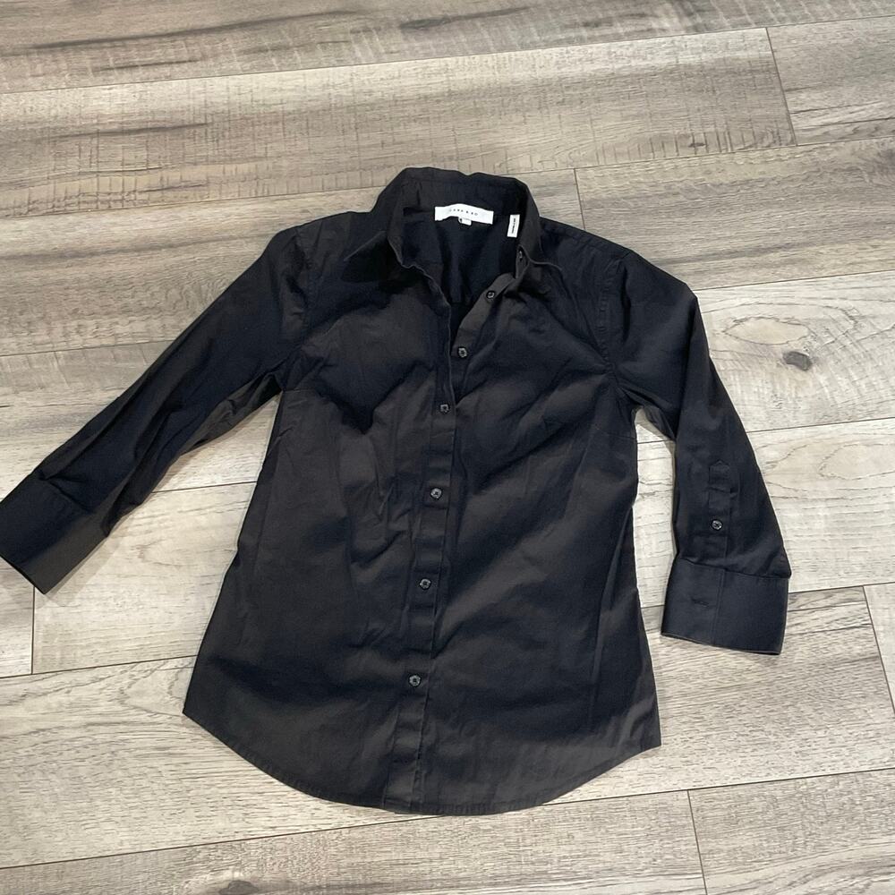 Lark & Ro size 0‎ woman’s long sleeve button shirt 3/4 sleeve